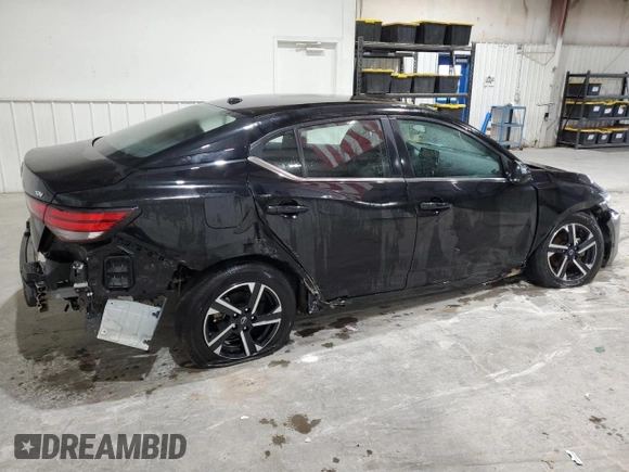 2024 Nissan Sentra SV with VIN 3N1AB8CV4RY251873, listed as a Copart auction lot 61502575 with 24,031 mi miles and Clean title. Bid and sale history available at DreamBid. Image 3.