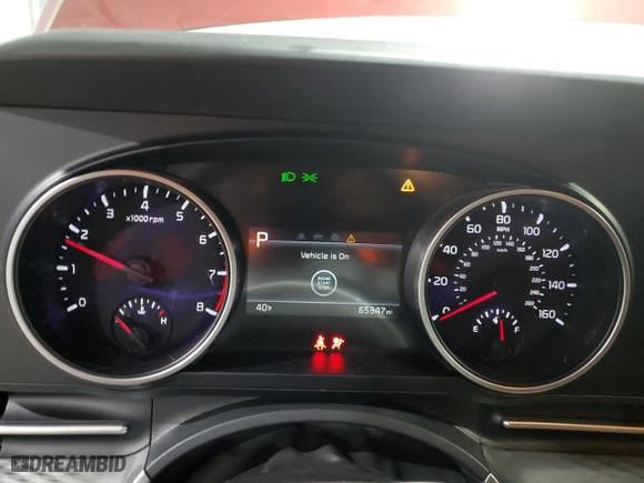 2022 Kia Carnival LXS with VIN KNDNB4H35N6124274, listed as a Copart auction lot 85580954 with 65,347 mi miles and Salvage Title. Bid and sale history available at carsss.com. Image 9.