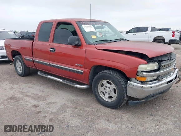 2001 Chevrolet Silverado 1500 LS with VIN 2GCEC19T211306736, listed as a IAAI auction lot 41887724 with 1 mi miles. Bid and sale history available at carsss.com. Image 1.