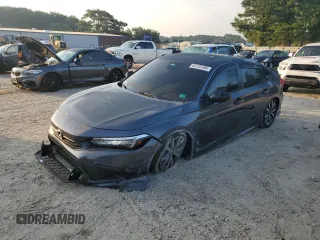 2023 Honda Civic EX with VIN 2HGFE1F7XPH306331, listed as a Copart auction lot 62235105 with 35,824 mi miles and Salvage title. Bid and sale history available at DreamBid. Image 1.