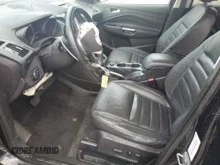 2015 Ford Escape Titanium with VIN 1FMCU9J91FUA38787, listed as a Copart auction lot 59749735 with 132,536 mi miles and Salvage title. Bid and sale history available at DreamBid. Image 7.