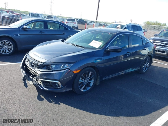 2019 Honda Civic Sedan EX-L with VIN JHMFC1F76KX013422, listed as a IAAI auction lot 41908720 with 162,795 mi miles. Bid and sale history available at carsss.com. Image 17.
