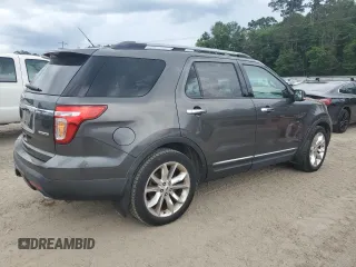 2015 Ford Explorer XLT with VIN 1FM5K7D84FGA99801, listed as a Copart auction lot 54757755 with 120,428 mi miles and Salvage Title. Bid and sale history available at DreamBid. Image 3.