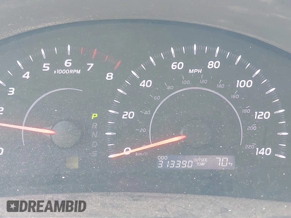 2010 Toyota Camry with VIN 4T1BF3EK5AU111734, listed as a IAAI auction lot 42078769 with 313,390 mi miles and . Bid and sale history available at DreamBid. Image 15.