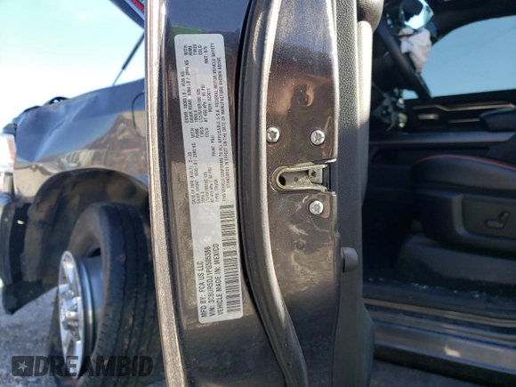 2023 Ram 2500 Big Horn with VIN 3C6UR5DJ1PG505386, listed as a Copart auction lot 77973444 with 20,918 mi miles and Salvage Title. Bid and sale history available at carsss.com. Image 15.
