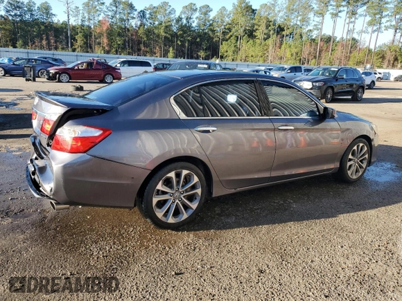 2014 Honda Accord Sport with VIN 1HGCR2F50EA089363, listed as a Copart auction lot 82417544 with 126,750 mi miles and Salvage Title. Bid and sale history available at DreamBid. Image 3.