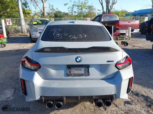 2024 BMW M2 with VIN 3MF13DM04R8E25637, listed as a IAAI auction lot 41556777 with 18,810 mi miles. Bid and sale history available at carsss.com. Image 16.