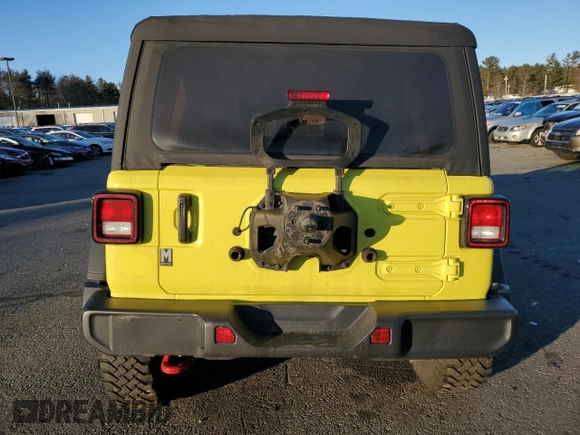 2022 Jeep Wrangler Unlimited Rubicon z VIN 1C4HJXFN4NW244038, wystawiony jako Copart lot #87279694 z przebiegiem Nie podano mil oraz Nie do naprawy • Non repairable. Historia ofert i sprzedaży dostępna na DreamBid. Obrazek 6.
