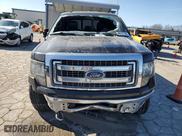 2013 Ford F-150 XL with VIN 1FTFW1EF9DKG29309, listed as a Copart auction lot 46171155 with 136,283 mi miles and Salvage title. Bid and sale history available at DreamBid. Image 5.