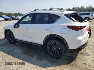 2024 Mazda CX-5 2.5 Carbon Turbo with VIN JM3KFBAY5R0403323, listed as a Copart auction lot 75307144 with 2,842 mi miles and Salvage Title. Bid and sale history available at carsss.com. Image 2.