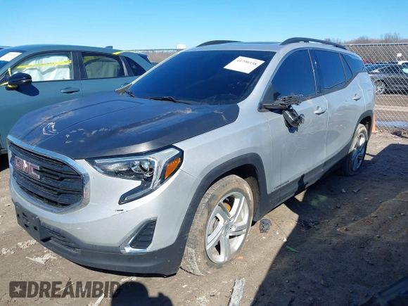 2019 GMC Terrain SLE with VIN 3GKALTEV9KL132718, listed as a IAAI auction lot 41790338 with 86,739 mi miles. Bid and sale history available at carsss.com. Image 18.