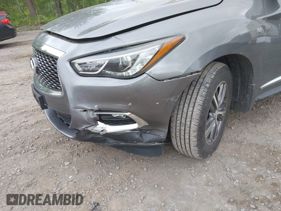 2020 Infiniti QX60 Luxe with VIN 5N1DL0MM1LC537478, listed as a IAAI auction lot 42323321 with 51,464 mi miles and . Bid and sale history available at DreamBid. Image 6.