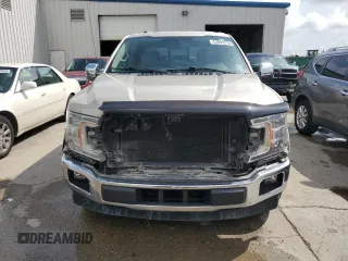 2018 Ford F-150 XL with VIN 1FTEW1CG7JFA27293, listed as a Copart auction lot 53891215 with 142,163 mi miles and Salvage Title. Bid and sale history available at carsss.com. Image 5.