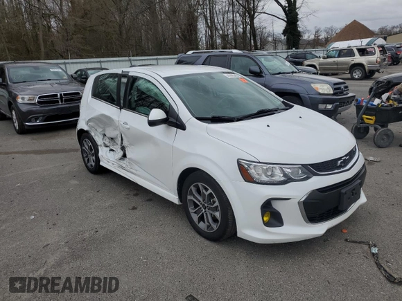 2018 Chevrolet Sonic LT z VIN 1G1JD6SB8J4112882, wystawiony jako Copart lot #50329714 z przebiegiem 92 192 mil mil oraz Szkoda całkowita • Salvage title. Historia ofert i sprzedaży dostępna na DreamBid. Obrazek 4.