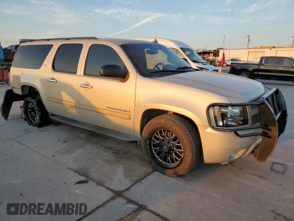 2008 Chevrolet Suburban LTZ with VIN 3GNFC16J78G204719, listed as a Copart auction lot 76814694 with 258,396 mi miles and Salvage Title. Bid and sale history available at carsss.com. Image 4.