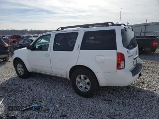 2008 Nissan Pathfinder SE with VIN 5N1AR18U58C616242, listed as a Copart auction lot 43702815 with 206,695 mi miles and Salvage Title. Bid and sale history available at carsss.com. Image 2.