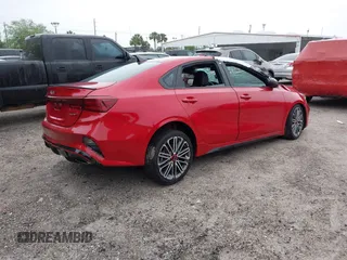 2024 Kia Forte GT with VIN 3KPF44AC7RE782980, listed as a IAAI auction lot 39848375 with 215 mi miles. Bid and sale history available at carsss.com. Image 4.