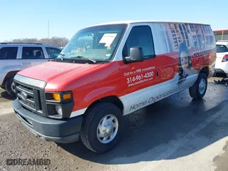 2010 Ford Econoline Cargo Van Commercial with VIN 1FTNE2EW0ADA04821, listed as a IAAI auction lot 41707886 with 162,929 mi miles. Bid and sale history available at carsss.com. Image 18.