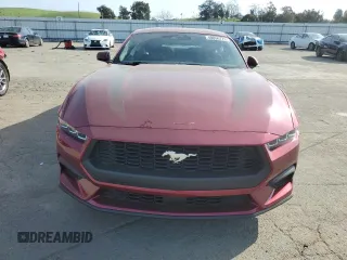2025 Ford Mustang EcoBoost with VIN 1FA6P8TH0S5100164, listed as a Copart auction lot 48850775 with 1,697 mi miles and Salvage Title. Bid and sale history available at carsss.com. Image 5.