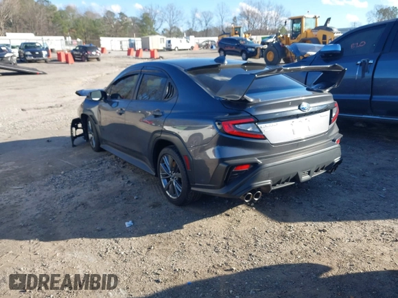 2022 Subaru WRX z VIN JF1VBAB65N8018712, wystawiony jako IAAI lot #41226618 z przebiegiem 24 309 mil mil oraz . Historia ofert i sprzedaży dostępna na DreamBid. Obrazek 3.