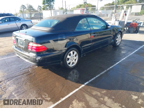 2003 Mercedes-Benz CLK 320 with VIN WDBLK65G63T131225, listed as a IAAI auction lot 42060339 with 162,918 mi miles and . Bid and sale history available at DreamBid. Image 4.