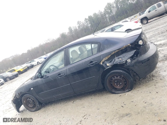 2007 Mazda Mazda3 i Sport with VIN JM1BK12F871693740, listed as a Copart auction lot 48314925 with 205,815 mi miles and Salvage Title. Bid and sale history available at carsss.com. Image 2.