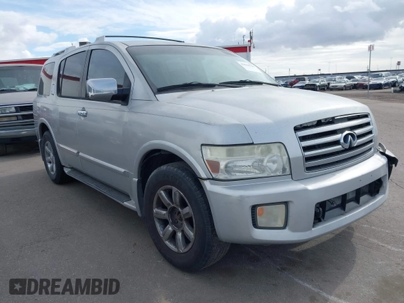 2004 Infiniti QX56 with VIN 5N3AA08C14N811706, listed as a IAAI auction lot 41616710 with 222,954 mi miles. Bid and sale history available at carsss.com. Image 1.