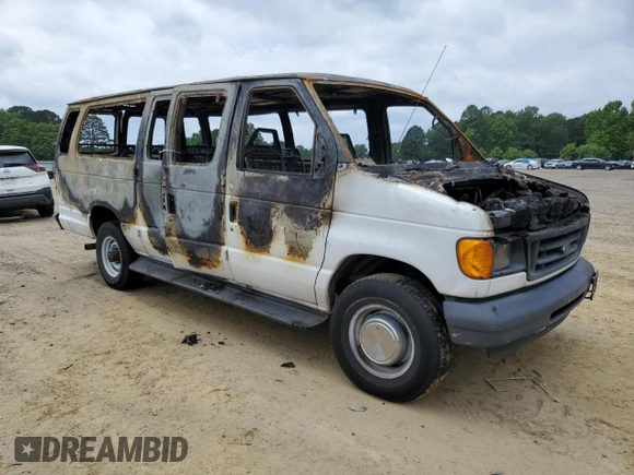 2006 Ford Econoline Passenger XL with VIN 1FBSS31L96HA04981, listed as a Copart auction lot 57148795 with Not provided miles and Non repairable. Bid and sale history available at DreamBid. Image 4.
