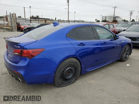 2020 Acura TLX w/A-Spec Pkg with VIN 19UUB1F63LA001267, listed as a Copart auction lot 61824325 with 72,870 mi miles and Salvage title. Bid and sale history available at DreamBid. Image 3.