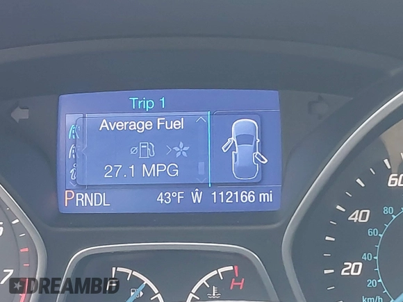 2013 Ford Focus SE with VIN 1FADP3F22DL130976, listed as a IAAI auction lot 41683480 with 112,166 mi miles. Bid and sale history available at carsss.com. Image 15.