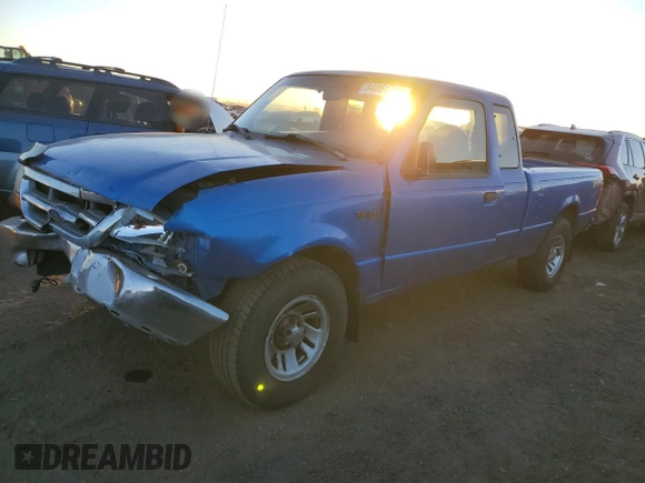 1999 Ford Ranger XL with VIN 1FTYR14V2XPA59072, listed as a Copart auction lot 84061714 with 193,166 mi miles and Salvage title. Bid and sale history available at DreamBid. Image 1.
