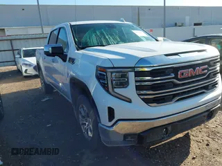 2024 GMC Sierra 1500 SLT with VIN 3GTUUDEDXRG148044, listed as a IAAI auction lot 42617827 with 54,941 mi miles and . Bid and sale history available at DreamBid. Image 1.
