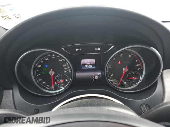 2017 Mercedes-Benz CLA with VIN WDDSJ4EB6HN455737, listed as a Copart auction lot 51609415 with 171,320 mi miles and Salvage Title. Bid and sale history available at carsss.com. Image 9.