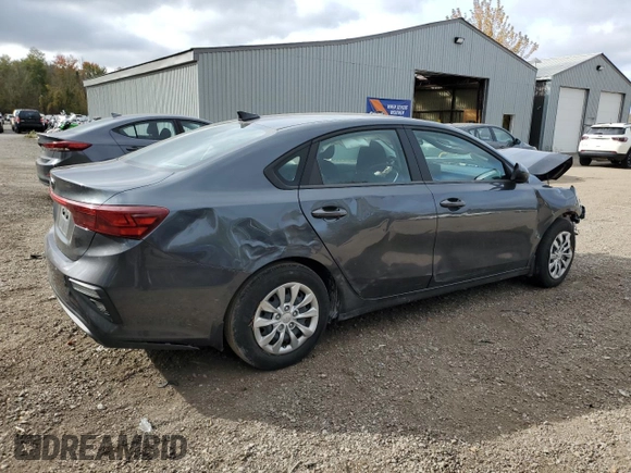2021 Kia Forte FE with VIN 3KPF24ADXME383441, listed as a Copart auction lot 76124874 with 72,941 mi miles and Salvage Title. Bid and sale history available at carsss.com. Image 3.