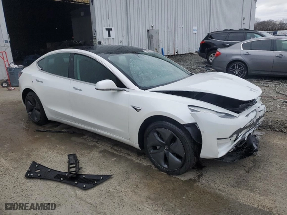 2019 Tesla Model 3 Long Range with VIN 5YJ3E1EB3KF385086, listed as a Copart auction lot 48259335 with 97,564 mi miles and Salvage Title. Bid and sale history available at carsss.com. Image 4.
