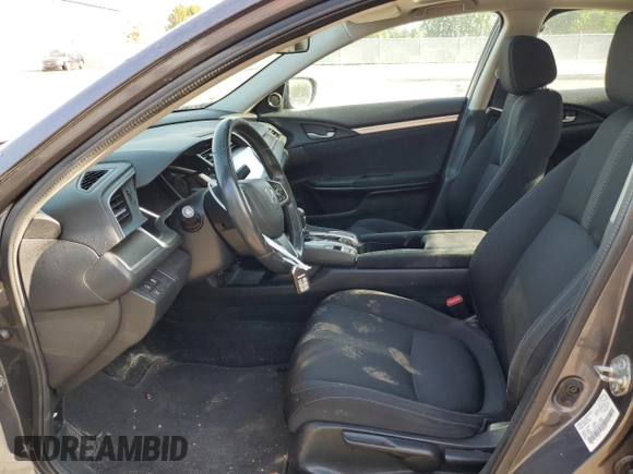 2016 Honda Civic EX-T with VIN 2HGFC1F44GH114785, listed as a Copart auction lot 57383755 with 168,529 mi miles and Salvage title. Bid and sale history available at DreamBid. Image 7.
