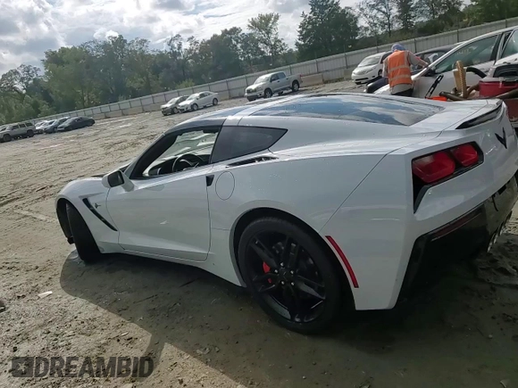 2019 Chevrolet Corvette 1LT with VIN 1G1YB2D72K5113706, listed as a Copart auction lot 71842584 with 0 mi miles and Salvage Title. Bid and sale history available at carsss.com. Image 14.