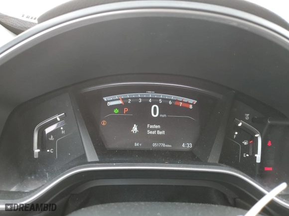 2018 Honda CR-V EX-L with VIN 7FARW2H89JE003157, listed as a Copart auction lot 51669175 with 51,778 mi miles and Salvage Title. Bid and sale history available at carsss.com. Image 9.