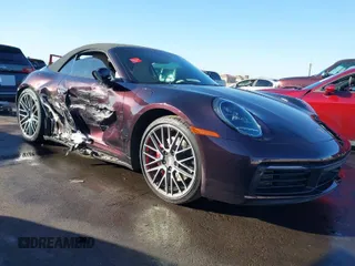 2021 Porsche 911 Carrera S with VIN WP0CB2A96MS249008, listed as a IAAI auction lot 41098590 with 13,304 mi miles. Bid and sale history available at carsss.com. Image 1.