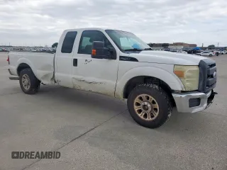 2011 Ford F-250 XL with VIN 1FT7X2A65BEB00318, listed as a Copart auction lot 60981655 with Not provided miles and Salvage title. Bid and sale history available at DreamBid. Image 4.