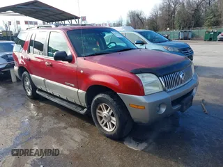 2002 Mercury Mountaineer Convenience z VIN 4M2ZU86W12ZJ16791, wystawiony jako IAAI lot #41749193 z przebiegiem 167 878 mil mil oraz . Historia ofert i sprzedaży dostępna na DreamBid. Obrazek 1.