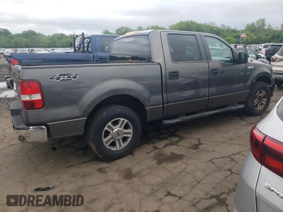 2007 Ford F-150 XLT with VIN 1FTRW14W27FB16883, listed as a Copart auction lot 57176755 with 166,941 mi miles and Clean title. Bid and sale history available at DreamBid. Image 3.