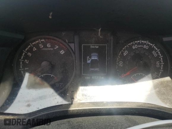 2021 Toyota Tacoma SR with VIN 3TYRX5GN6MT029026, listed as a Copart auction lot 54786755 with 105,315 mi miles and Salvage title. Bid and sale history available at DreamBid. Image 9.