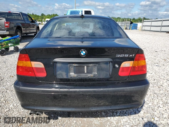 2004 BMW 3 Series 325xi with VIN WBAEU33404PR08565, listed as a Copart auction lot 57865215 with 253,784 mi miles and Salvage title. Bid and sale history available at DreamBid. Image 6.