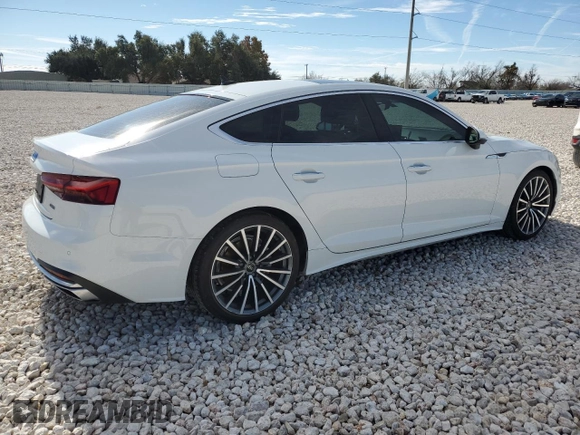2021 Audi A5 Sportback Premium Plus with VIN WAUCBCF51MA025644, listed as a Copart auction lot 81047833 with 9,959 mi miles. Bid and sale history available at carsss.com. Image 3.