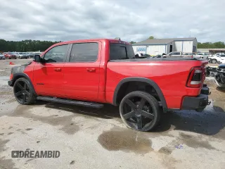2019 Ram 1500 Rebel with VIN 1C6SRFLT9KN565772, listed as a Copart auction lot 58992825 with Not provided miles and Salvage title. Bid and sale history available at DreamBid. Image 2.