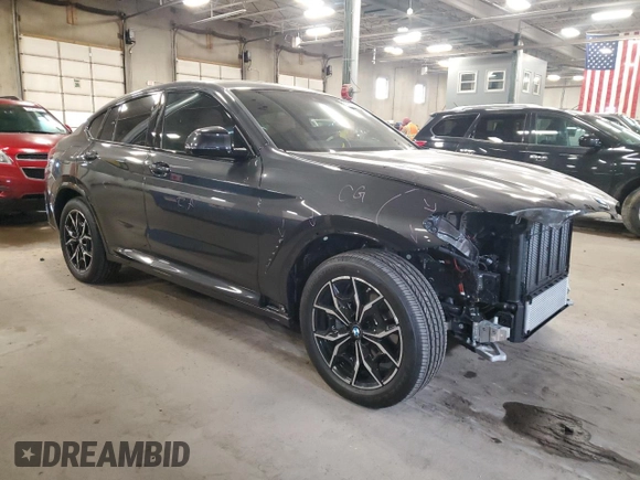2025 BMW X4 xDrive30i z VIN 5UX33DT09S9Z17216, wystawiony jako Copart lot #55650105 z przebiegiem 1 214 mil mil oraz Szkoda całkowita • Salvage title. Historia ofert i sprzedaży dostępna na DreamBid. Obrazek 4.
