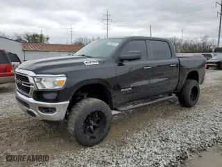 2019 Ram 1500 Big Horn/Lone Star with VIN 1C6RRFFG5KN846027, listed as a Copart auction lot 51250215 with 62,814 mi miles and Salvage Title. Bid and sale history available at carsss.com. Image 1.