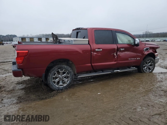 2017 Nissan Titan XD PRO-4X with VIN 1N6BA1F46HN568951, listed as a Copart auction lot 86619384 with 132,838 mi miles and Salvage Title. Bid and sale history available at carsss.com. Image 3.