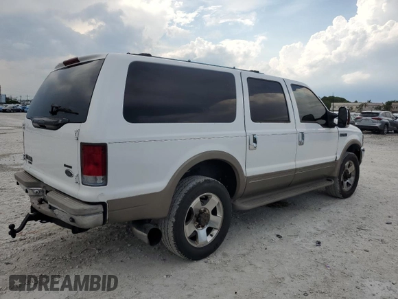2001 Ford Excursion Limited z VIN 1FMSU43F11EC29369, wystawiony jako Copart lot #58510875 z przebiegiem 229 554 mil mil oraz Tytuł czysty. Historia ofert i sprzedaży dostępna na DreamBid. Obrazek 3.